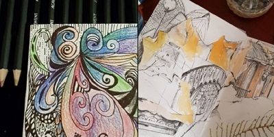 Drawing Workshop- Mindful Art Journaling March 31st 2024