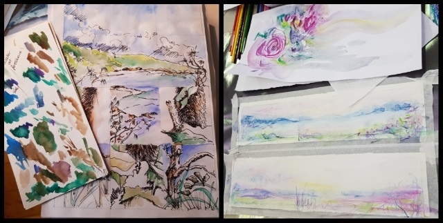 Watercolours Workshop - Landscape and Ink May 11th 2024