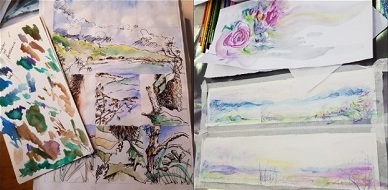 >Watercolour and Drawing